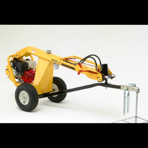 Towed Groundhog HD99 Hydraulic Post Hole Digger